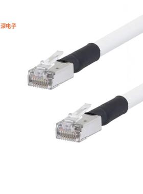 TRD695SPL-15 |圆形线缆RJ45 C6 FUTP 23SLD CMP WHT 15F