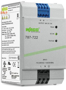 787-722|AC 和 DCAC/DC DIN RAIL SUPPLY 24V 120
