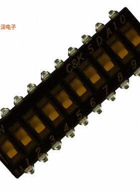 SDA10H0SB |SPSTSWITCH SLIDE DIP SPST 0.025A 24V