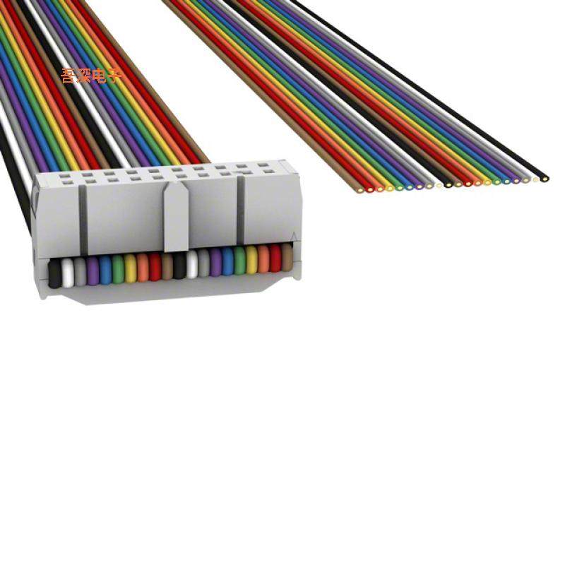 H1DXS-2036M |插口至线缆IDC CBL - HHKR20S/AE20M/X