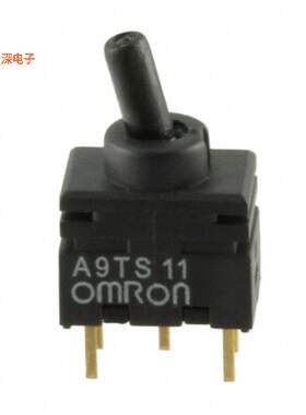 A9TS11-0011 |通孔SWITCH TOGGLE SPDT 100MA 28V