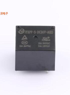 JY3FF-S-DC24V-A(K) |原装插件,19x15.4mm功率继电器