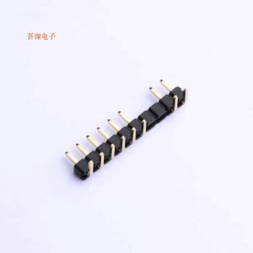 CS-1110-1*10N7.8(L10.7) |排针 PBT/黑排针弯插,P=2.54mm