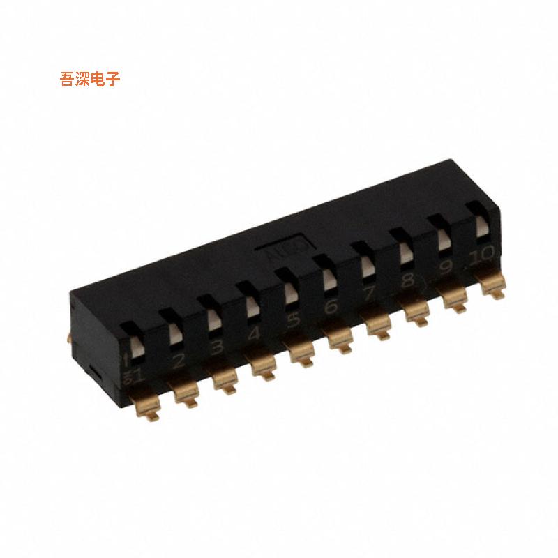 EDSP10SGRFNTR04 |SPSTSWITCH PIANO DIP SPST 0.025A 24V