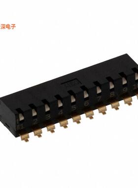 EDSP10SGRFNTR04 |SPSTSWITCH PIANO DIP SPST 0.025A 24V