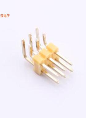 PZ254R-12-06P-YL |原装弯插,P=2.54mm排针