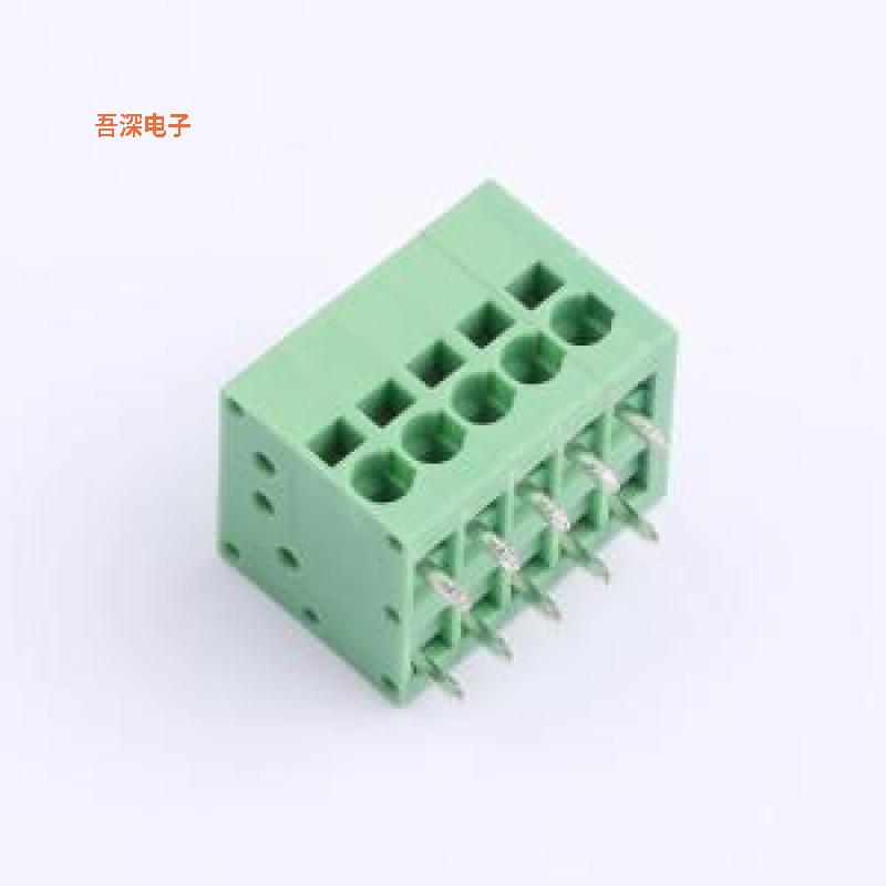 KF205R-3.5-5P |原装P=3.5mm弹簧式接线