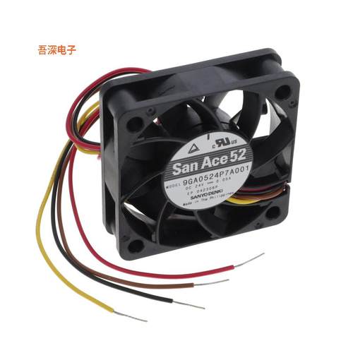 9GA0524P7A001 |24VDCFAN AXIAL 52X15MM 24VDC WIRE