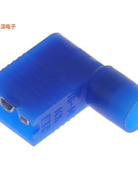 0190060017 |成角度 - 90°，旗形CONN QC RCPT 14-16AWG 0.187