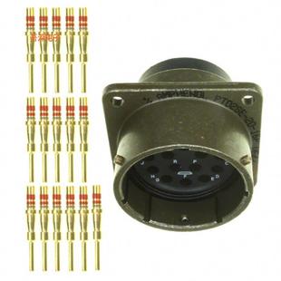 16POS RCPT MALE 正CONN GOLD PT02SE CRIMP品 16P
