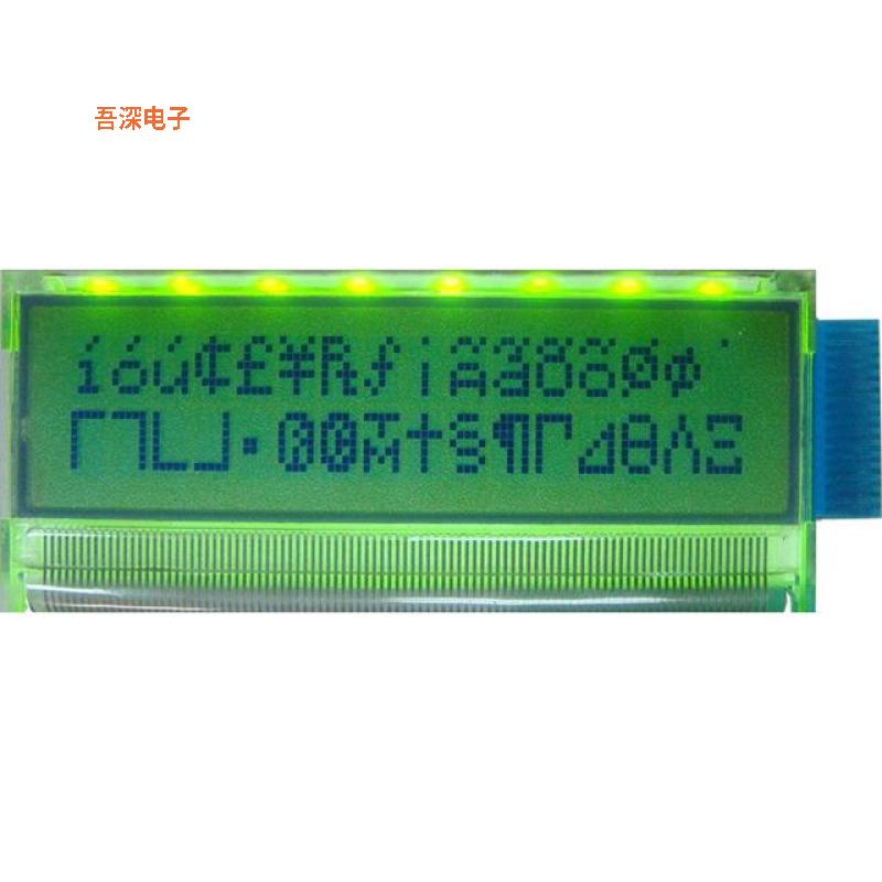 GFC1602AF-GPAE-ES02 |32.016X2STN-GYELLOW GREEN69X29.2X