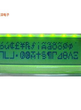 GFC1602AF-GPAE-ES02 |32.016X2STN-GYELLOW GREEN69X29.2X