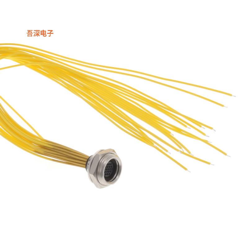 MIKQ9-19PH011 |插座CIRC CBL 19POS RCPT TO WIRE 3'