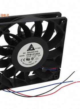 FFB1212EH-F00|12VDCFAN AXIAL 120X25.4MM 12VDC WIR