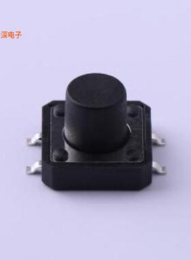 TS-1103S-B-K |贴片圆柱黑钮轻触SM