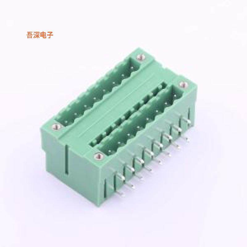 KF2EDGRHM-5.0-2*8P |原装弯插,P=5mm插拔式接线