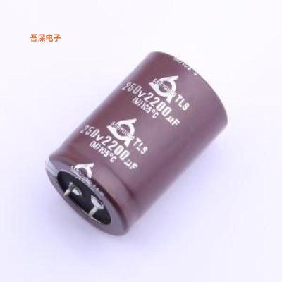 TLS250V2200M35*50 V |原装插件,D35xL50mm牛角型电解