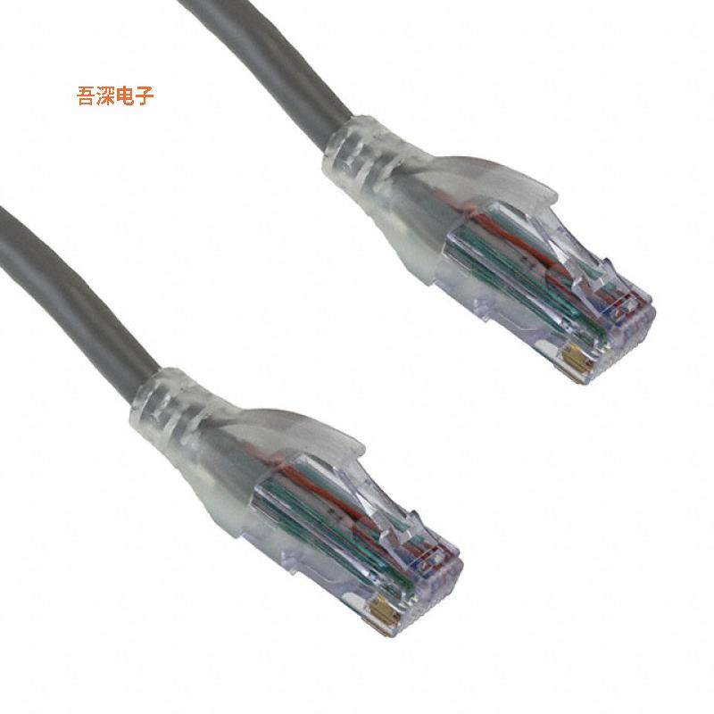 C601108002 |圆形线缆PATCHCORD BCAT6+ CMR GRY 2FT