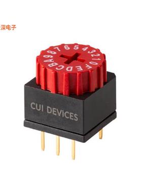 RDS6-16S-1065-3-D |原装全新SWITCH ROTARY DIP HEX 0.15A 42V