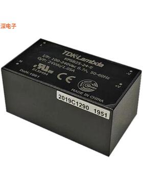 KPSB25-24-E |封闭式AC-DC, PCB MOUNT 115-230VAC, OUT