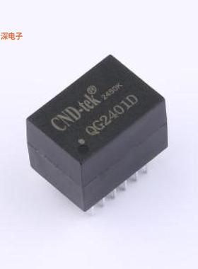QG2401D |原装插件,15.5x11mm网口变压器