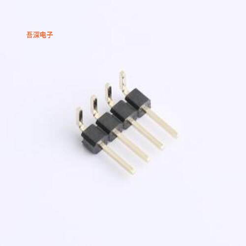 XDZ254-1-04-W-2.5-G1 |原装弯插,P=2.54mm排针