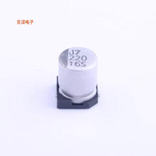 VES221M1CTR-0607|原装SMD,D6.3xL7.7mm贴片型铝电