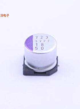 50SVPF18M |原装SMD,D8xL6.9mmCAP ALUM POLY 18UF 20% 50V SMD