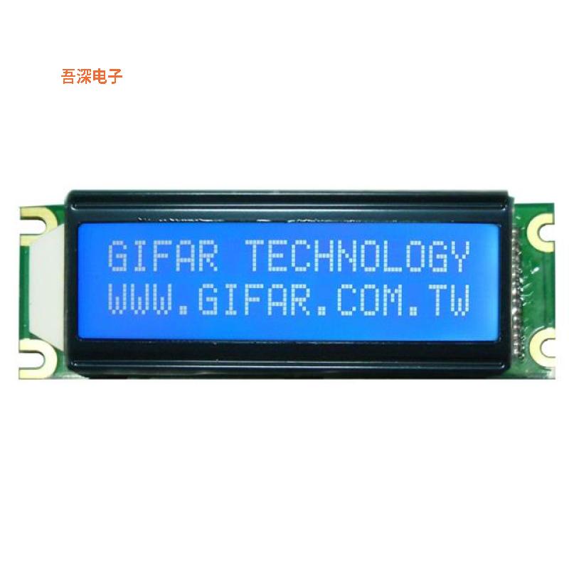 GFC1602AI-BNFE-JP01 |32.016X2STN-BWHITE75.5*26(SHORT P