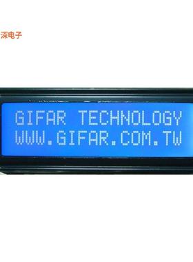 GFC1602AI-BNFEJS02 |32.016X2STN-BWHITE75.5*26(SHORT P