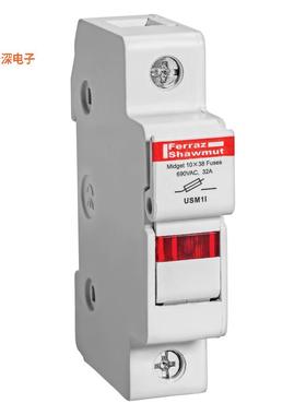 USM1I |DIN 轨道600V 30A SP MID ULTSFE W/IND
