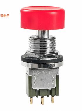MB2011SB3G01-EC |面板安装，后部SWITCH PUSH SPDT 0.4VA 28V