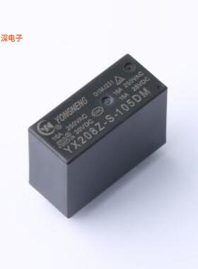 YX208Z-S-105DM |功率继电器电流16A,5VDC,1组常开，0.54W