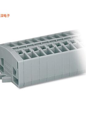 264-104|中等TERM BLK 8POS GRA