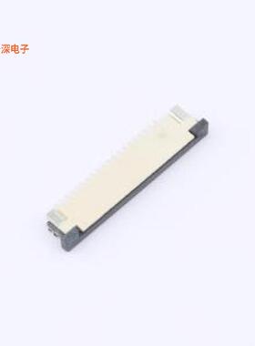 HC-FPC-1.0-20P-CSH25 |原装SMD,P=1mm,卧贴FFC/FPC