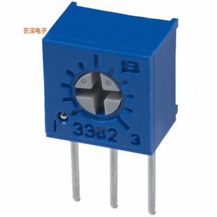 0.5W 501LF 3362Z OHM 500 OhmsTRIMMER PIN SIDE