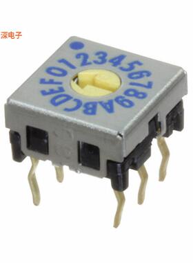 DRS7016C |十六进制SWITCH ROTARY DIP HEX 0.03A 15V