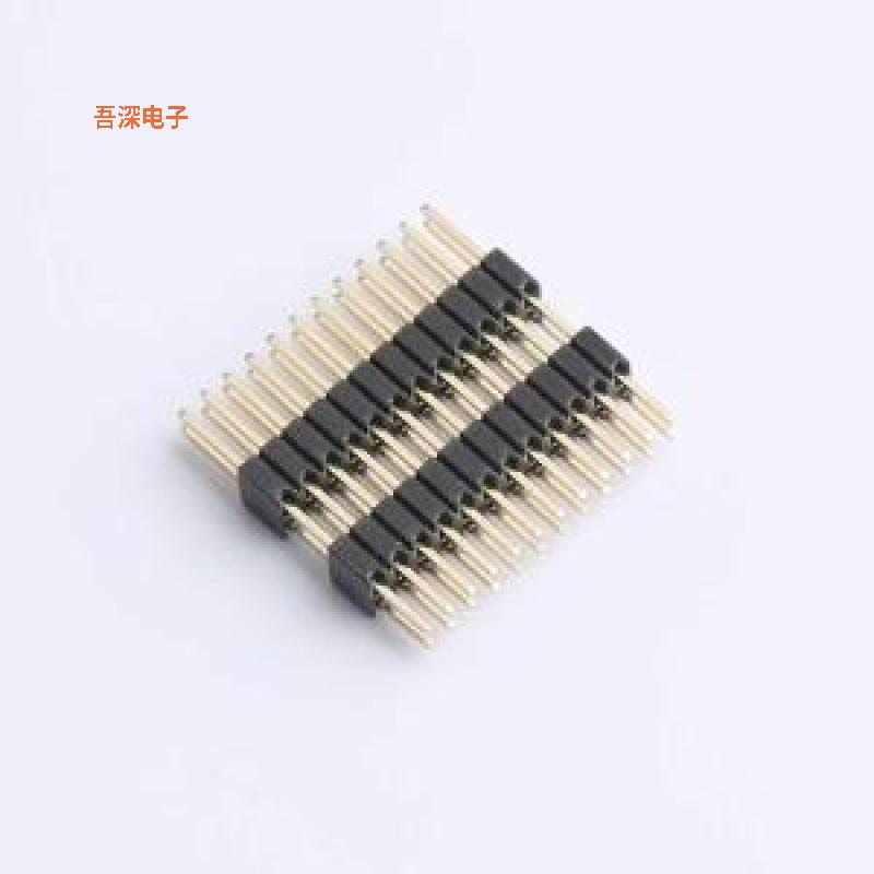 X1322WV-2x12H-C40D30-E80 |排针(X1322)1.27双排双塑