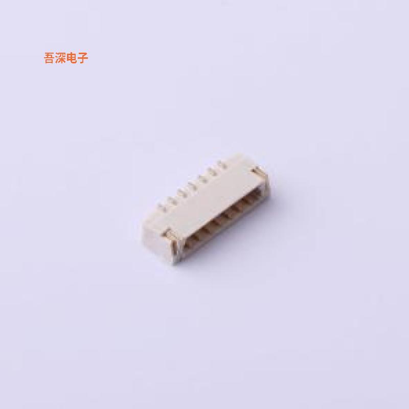 HDGC0802WR-S-7P |原装SMD,P=0.8mm,卧贴线对板针座