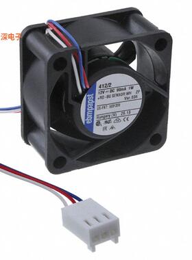 412/2-036 |12VDCFAN AXIAL 40X20MM 12VDC WIRE