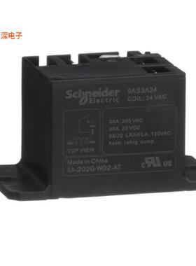 9AS3A24|底座安装ELECTROMECHNICAL POWER RELAYS,