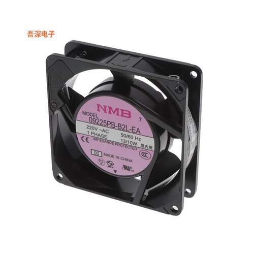 09225PB-B2L-EA-00 |原装全新FAN 92MM X 25MM 200VAC TERMINAL