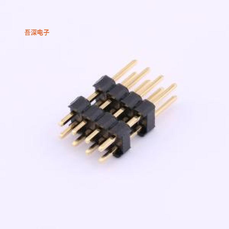 X6522WV-2x04H-C60D30-E80 |排针(X6522)2.54双排双塑