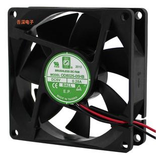 AXIAL 5VDCFAN 80X25MM BALL WIRE OD8025 5VDC 05HB