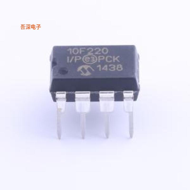 PIC10f220-I/P |原装PDIP-8-300milIC MCU 8BIT 384B FLASH 8DIP