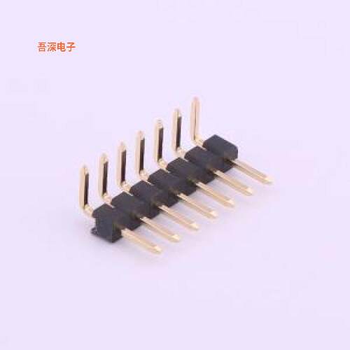 X4611WR-07I-C40D28 |高U镀金抗氧化排针弯插,P=2mm