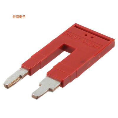 3030873 |原装全新JUMPER TERM BLK 2POS FLAT PIN