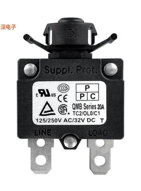 QMB-203-00ENN-3BA |原装全新CIR BRKR THRM 20A 250VAC 32VDC