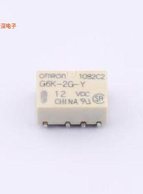 原装 G6K-2G-Y-TR DC12 |全新正品RELAY TELECOM DPDT 1A 12V
