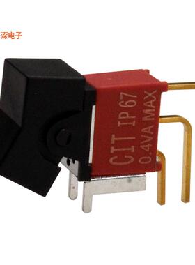 ASR11R11P2VR |通孔，直角，垂直SWITCH ROCKER SPDT 5A 120V